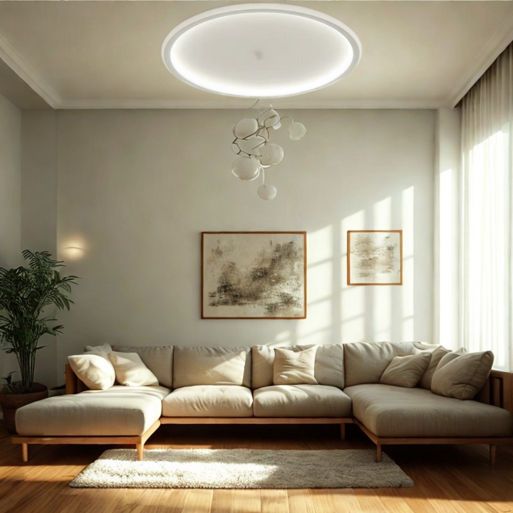 Skanto | GLOWLITH – Skandinavisk LED Taklampe for Moderne, Blendsfri Belysning