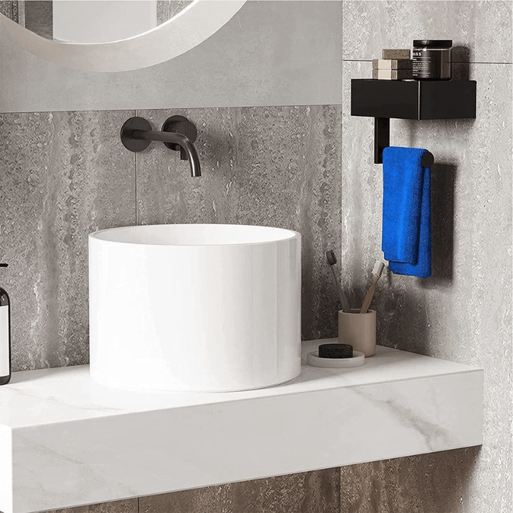 Skanto | Rustfritt stål med multifunksjonell oppbevaringskompartment for badet