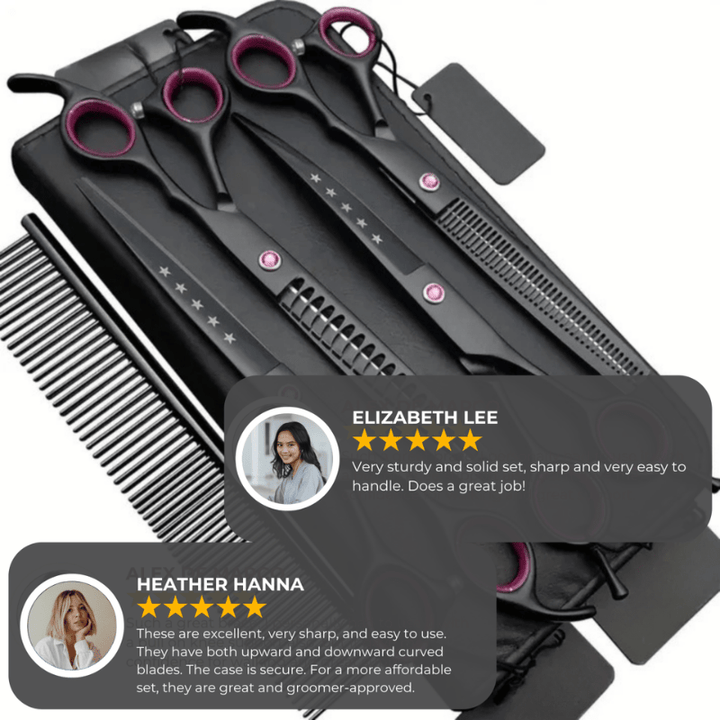 Skanto | PrecisionPaw – Profesjonelt grooming-sett for presis pelsstell for hunder og katter