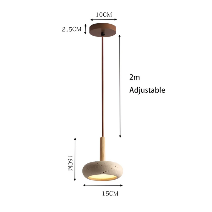 Skanto | LED Retro Japansk Taklampe - TranquilHalo