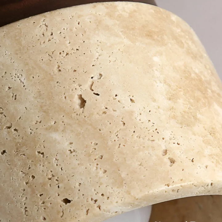 Wabi Sabi Gul Marmor Japansk Taklampe - TranquilStone | Skanto