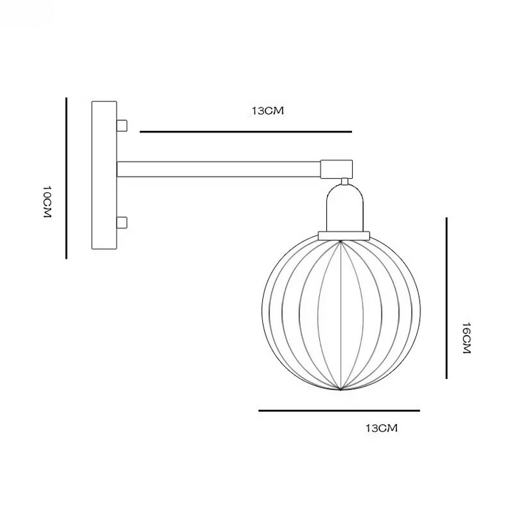 LightCrown Vegglampe - Slank Moderne Belysning Skanto