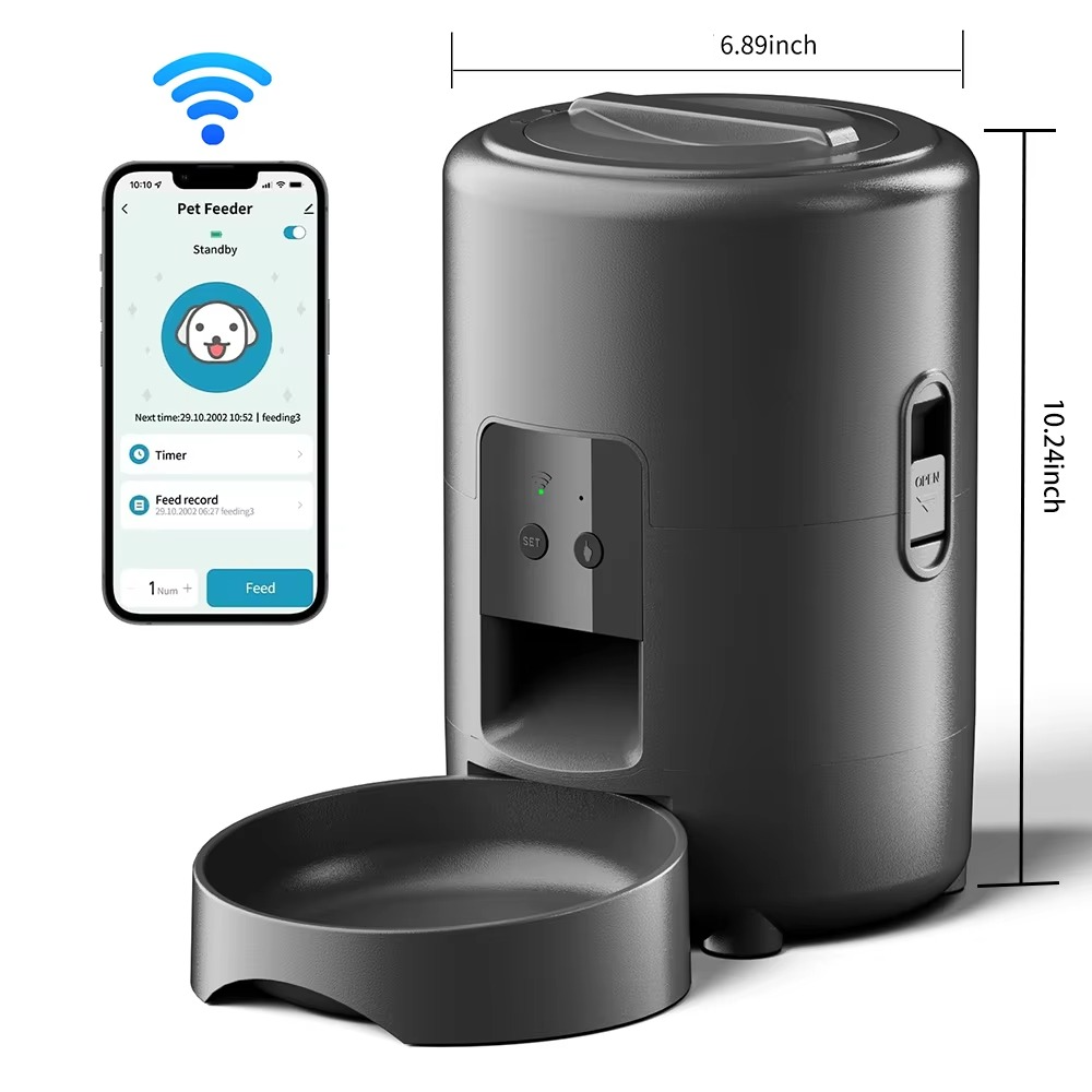 Skanto | Smart 68oz Automatisk Kjæledyrfôringssystem med Kamera & WiFi Kontroll