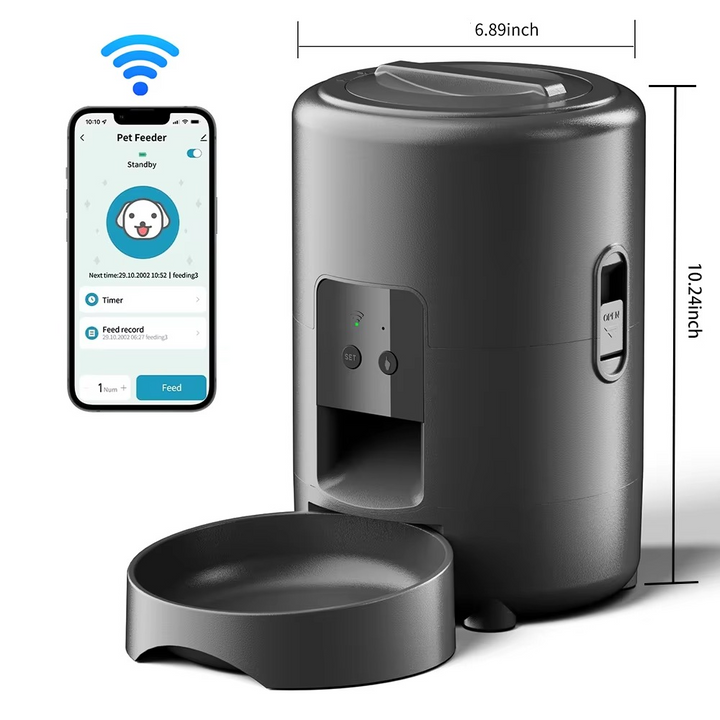 Skanto | Smart 68oz Automatisk Kjæledyrfôringssystem med Kamera & WiFi Kontroll