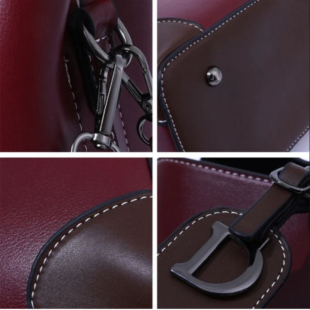 Skanto | Skulderveske: Ekte lær Niche Kvinners Crossbody-veske