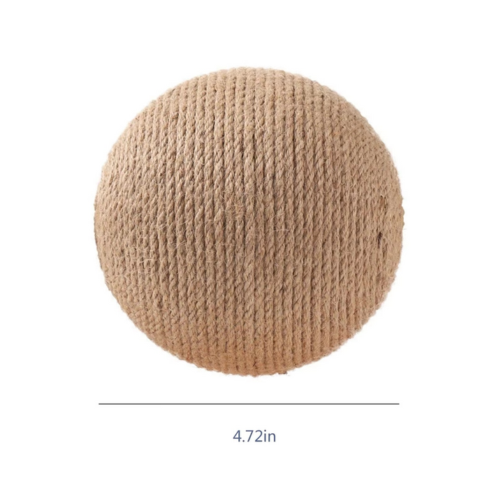 Skanto | Holdbar Sisal Kattesliper Ball - Perfekt for Labber