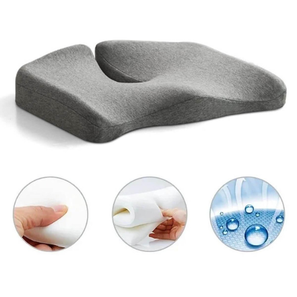 ErgoRelief Seteklem - Ergonomisk Minne Skum Klem for Rygg og Haleben | Skanto