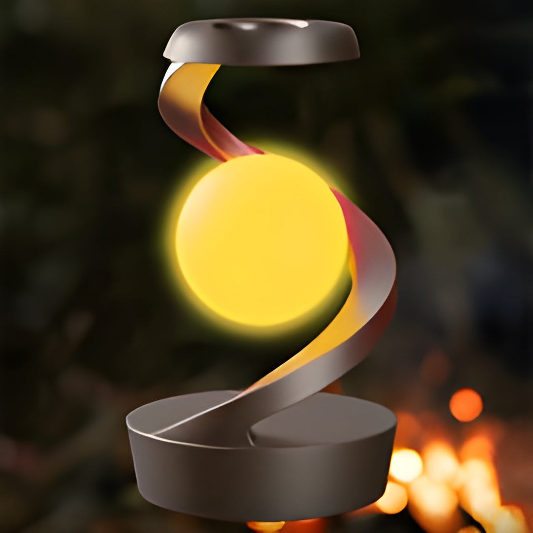 OrbitGlow Lampe - Stilig Belysning med Trådløs Lading | Skanto