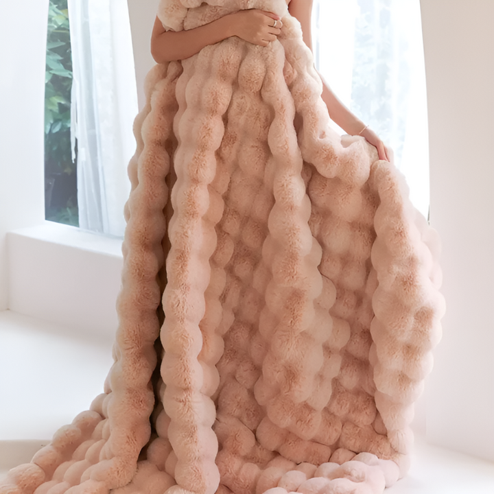 Skanto | Faux Fur Fleece Kaste Teppe