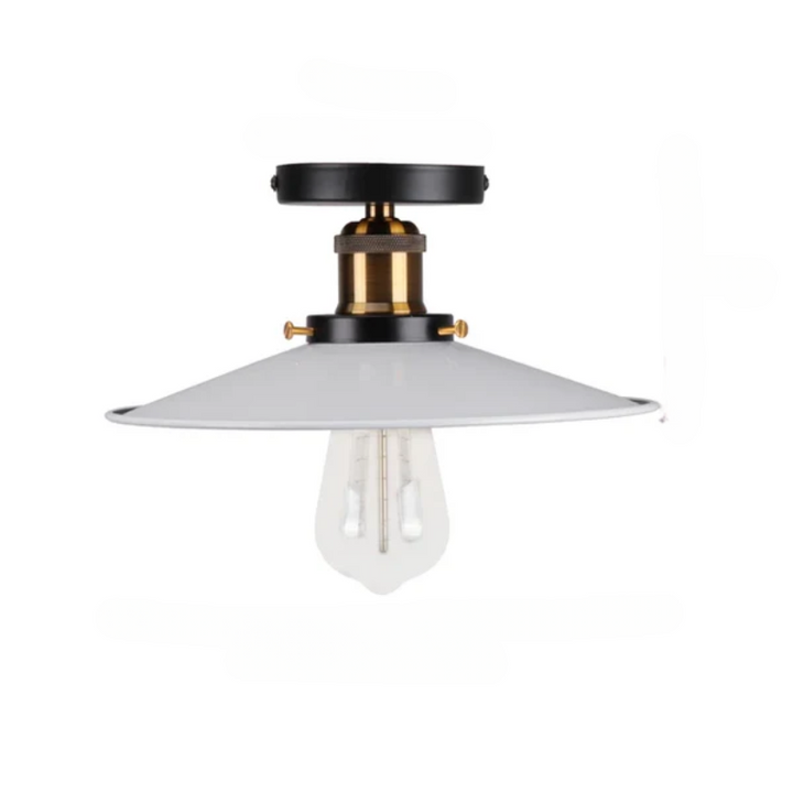 Vintage taklampe i industriell stil, metallampe for stue eller soverom, LED-kompatibel | Skanto