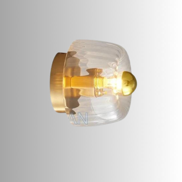 Skandinavisk Bauhaus Vegglampe laget av Glass, Moderne LED Vegglampe for Gang & Stue | Skanto