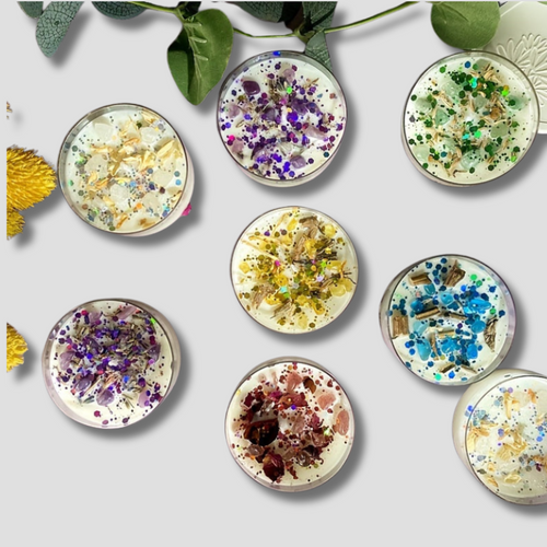 Skanto | ScentedGem - Luksuriøse krystall-infuserte blomsterlys