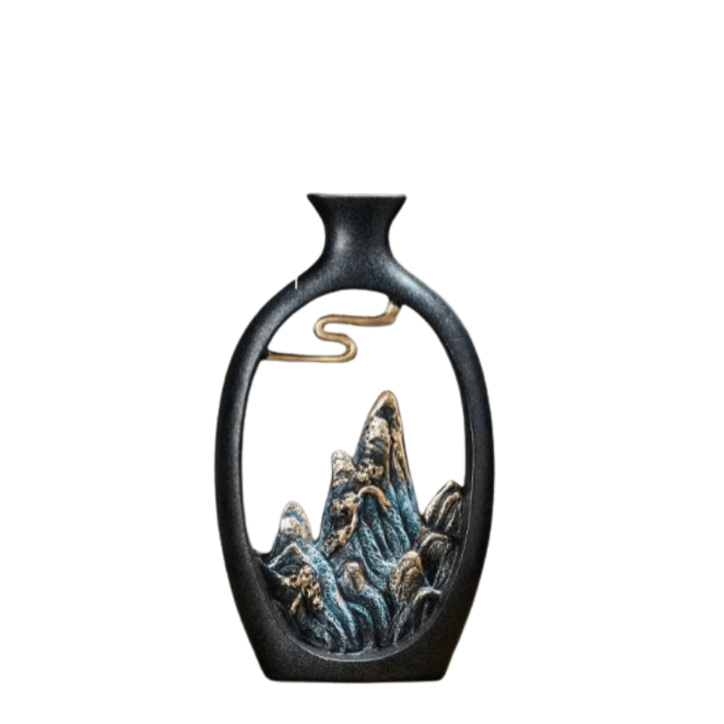 Skanto | Detaljerte fjellmønstre i en elegant vase