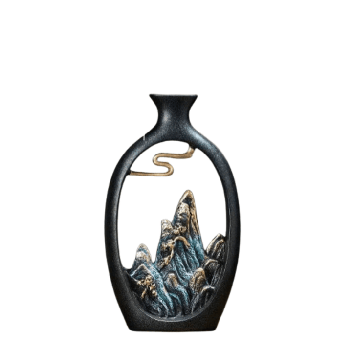 Skanto | Detaljerte fjellmønstre i en elegant vase