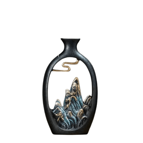 Skanto | Detaljerte fjellmønstre i en elegant vase