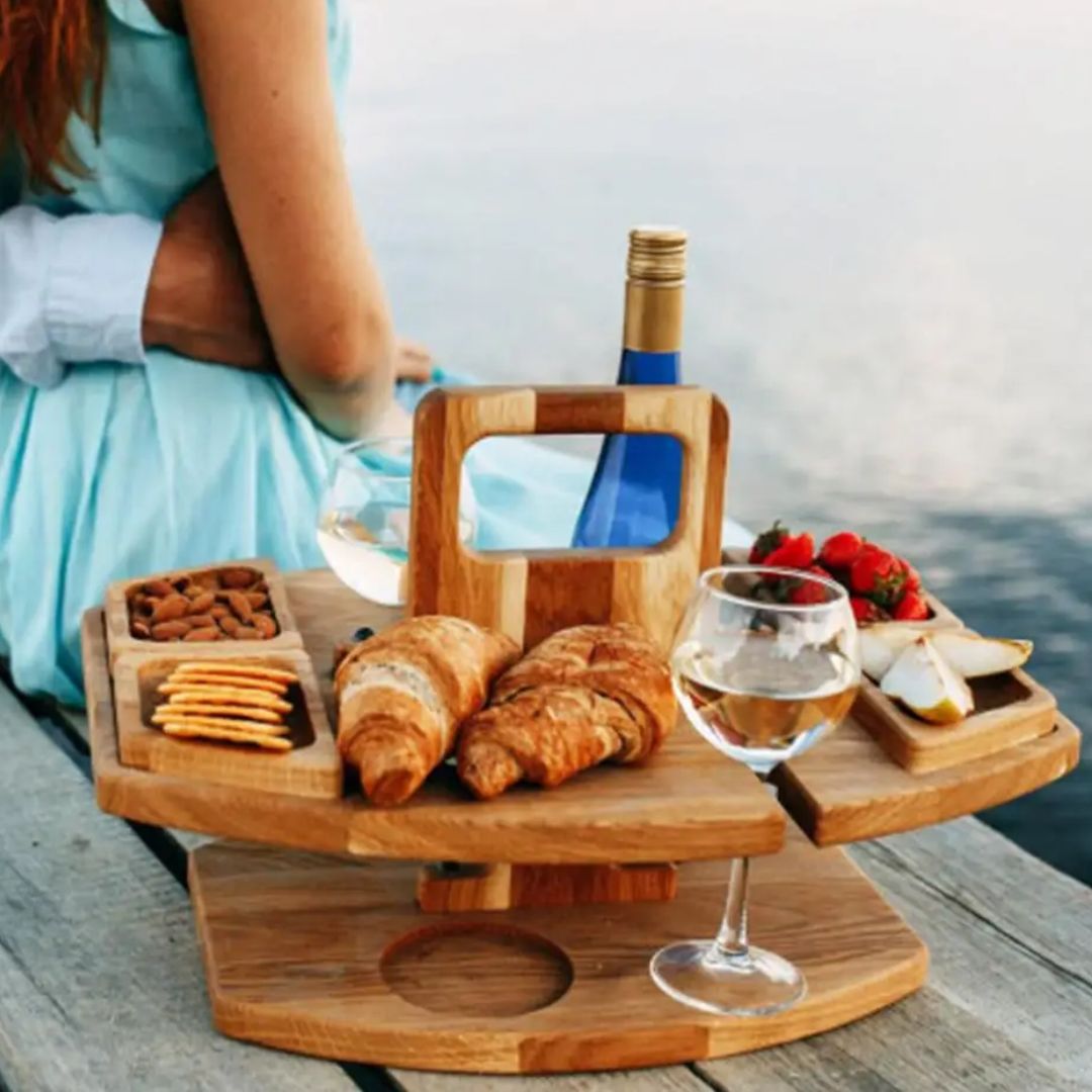 WineFold Bord - Elegant Tresammenleggbord for Vin Skanto