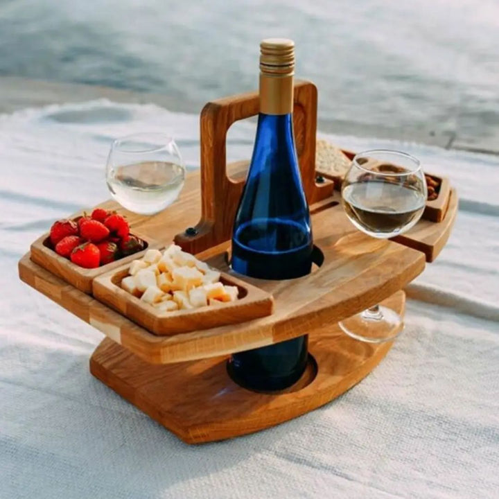 WineFold Bord - Elegant Tresammenleggbord for Vin Skanto