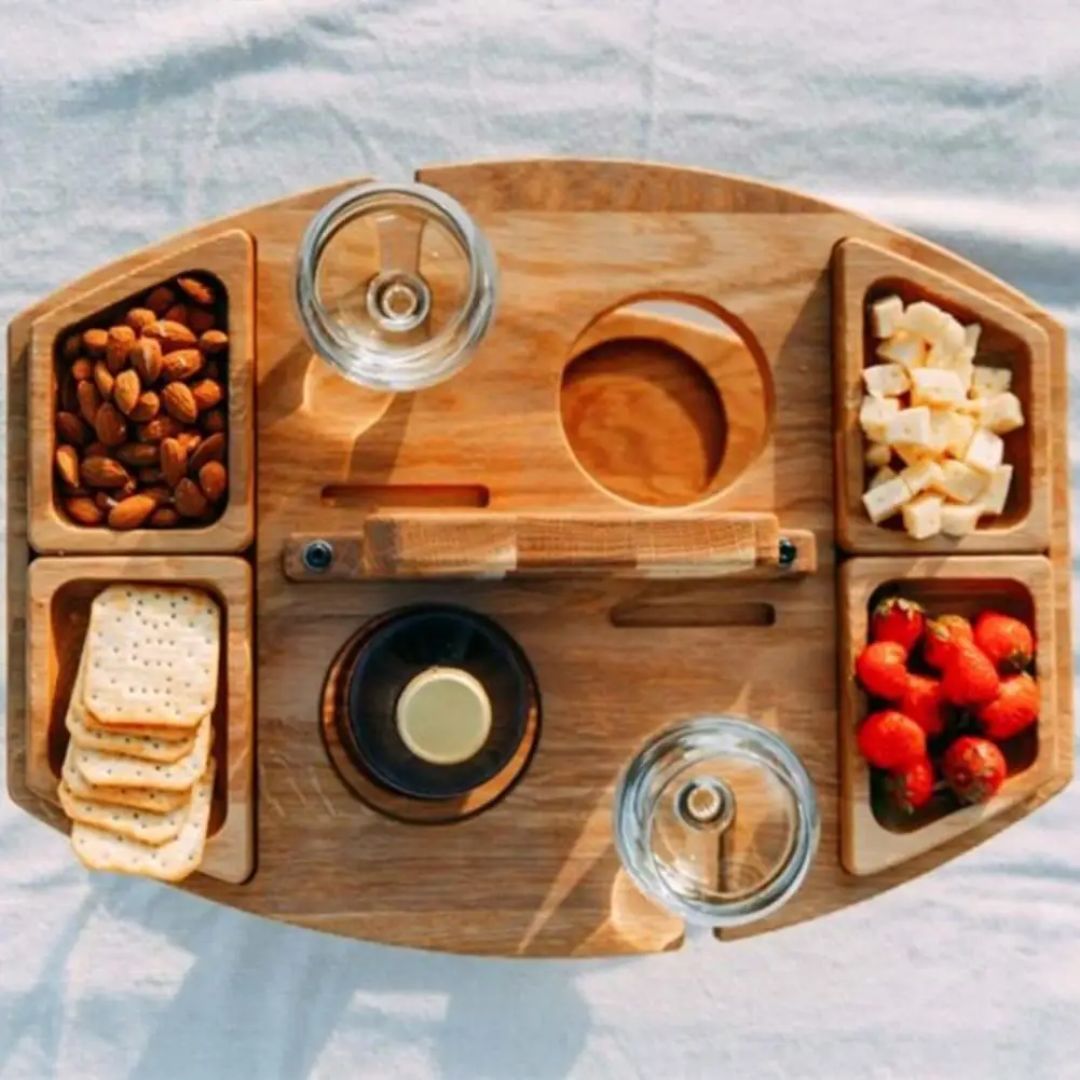 WineFold Bord - Elegant Tresammenleggbord for Vin Skanto
