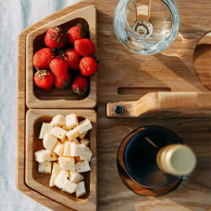 WineFold Bord - Elegant Tresammenleggbord for Vin Skanto