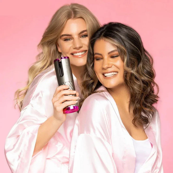 Skanto | PerfectCurl Automatisk Krøll Styler | Trådløs og Oppladbar for Perfekte Krøller