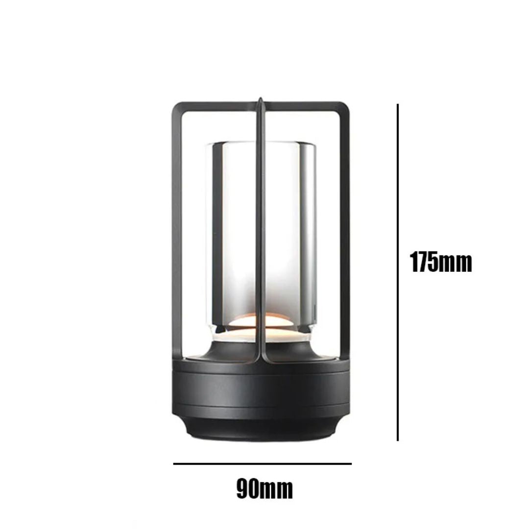 Clary LED Trådløs Retro Metall Bar Skrivebord Lampe | Skanto