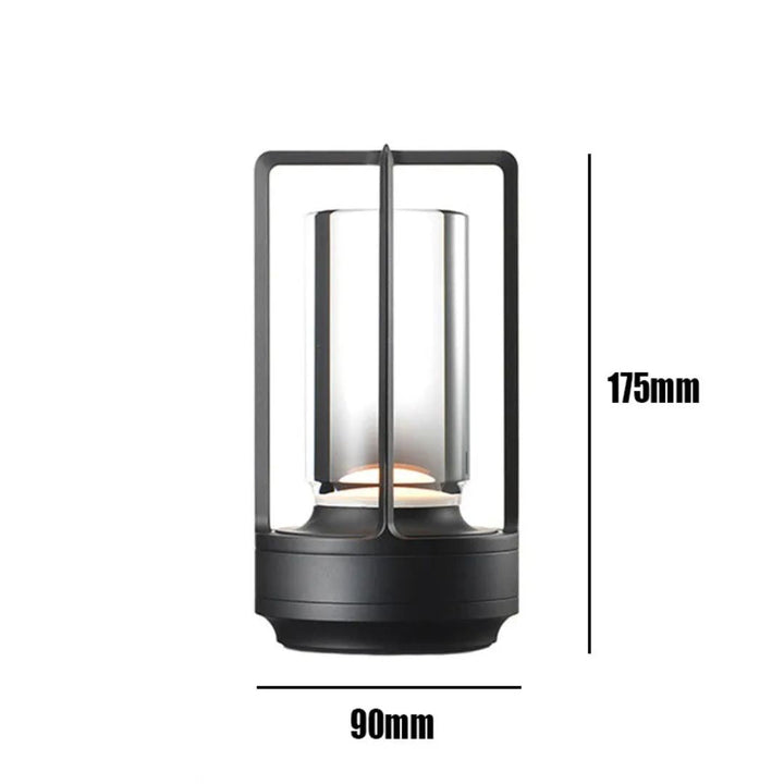 Clary LED Trådløs Retro Metall Bar Skrivebord Lampe | Skanto