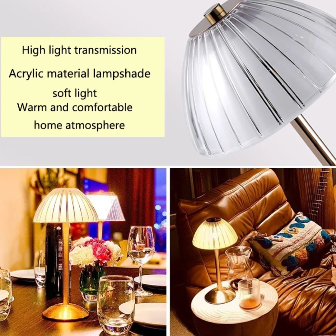 Karina GlowDesk – Retro Oppladbar Skrivebordslampe Skanto