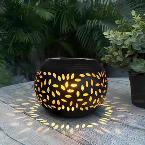 Skanto | Prikkete Solhagebelysning – Dekorativ Lampe for Utendørs og Terrasse