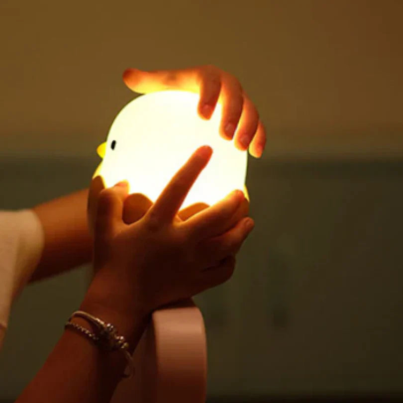 Skanto | Kylling Nattlampe for Barn – Søt LED Lampe i Eggdesign for Barnerommet
