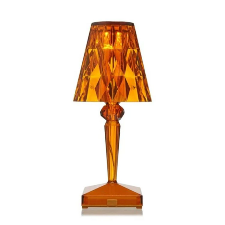 Chic bordlampe med krystalldesign - CrystalLuxe | Skanto