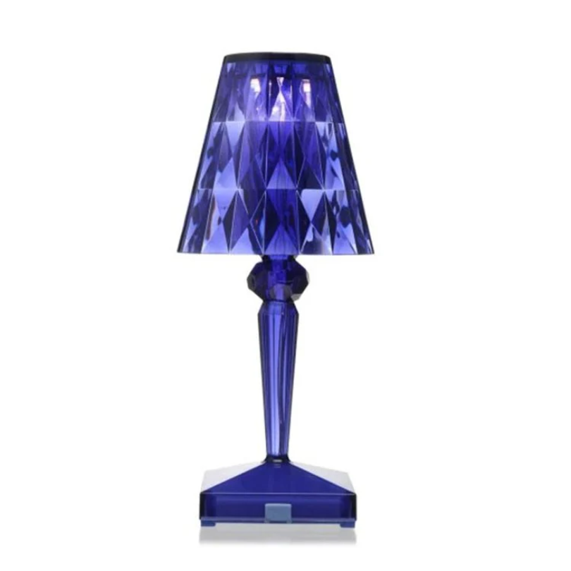 Chic bordlampe med krystalldesign - CrystalLuxe | Skanto
