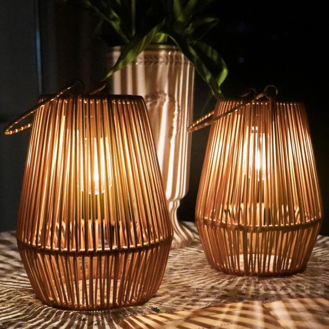 Skanto | Håndvevd Vanntett Solarlampe for Hage - SunWeave
