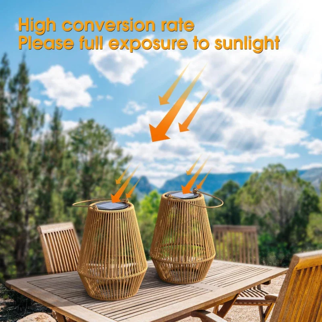 Håndvevd Vanntett Solhage Lampe - SunWeave | Skanto