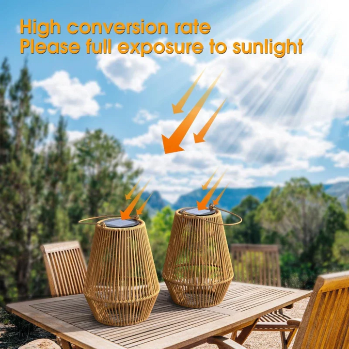 Håndvevd Vanntett Solhage Lampe - SunWeave | Skanto