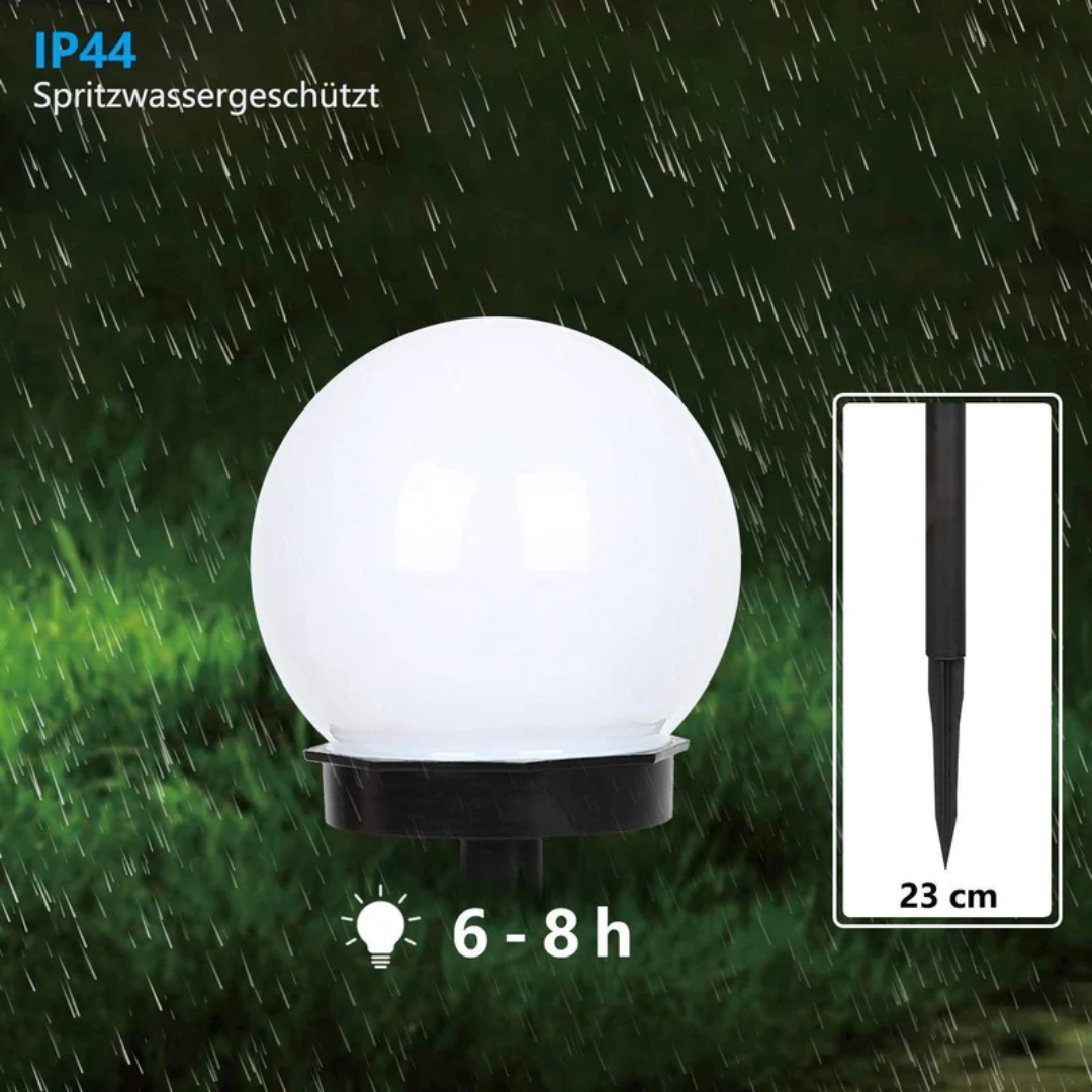 Skanto | 3 stk vanntett LED solcelleball hagebelysning - SunLuxe Orbs