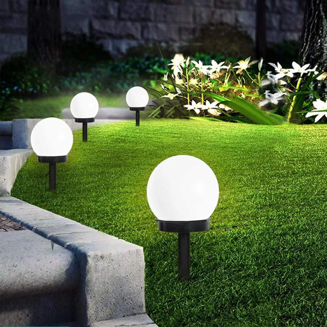 Skanto | 3 Stykker Vanntett LED Sollys Hagebelysning - SunLuxe Kuler