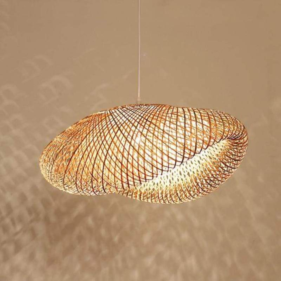 Skanto | Design LED Pendellampe Bambus Kuler - EcoSphere