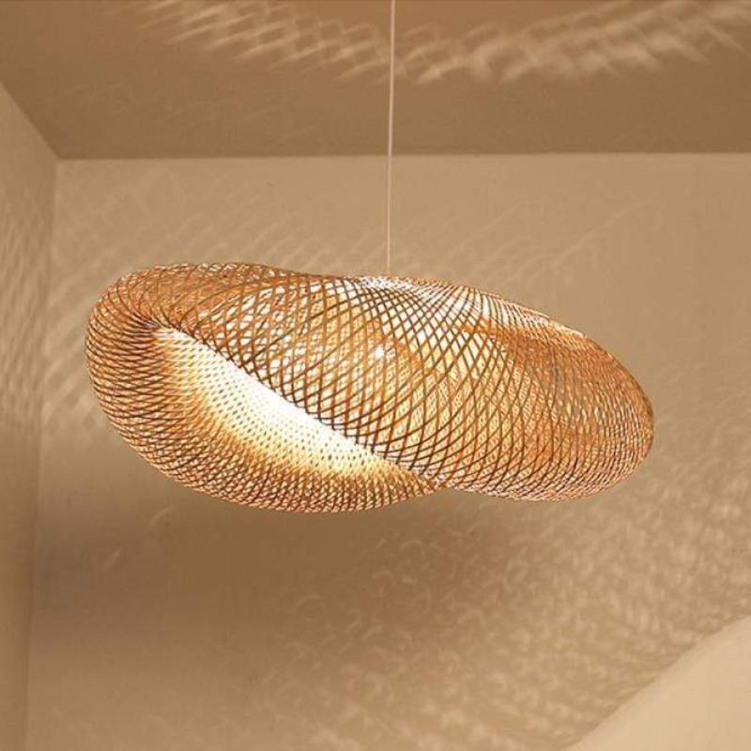Skanto | Design LED Pendellampe Bambus Kuler - EcoSphere