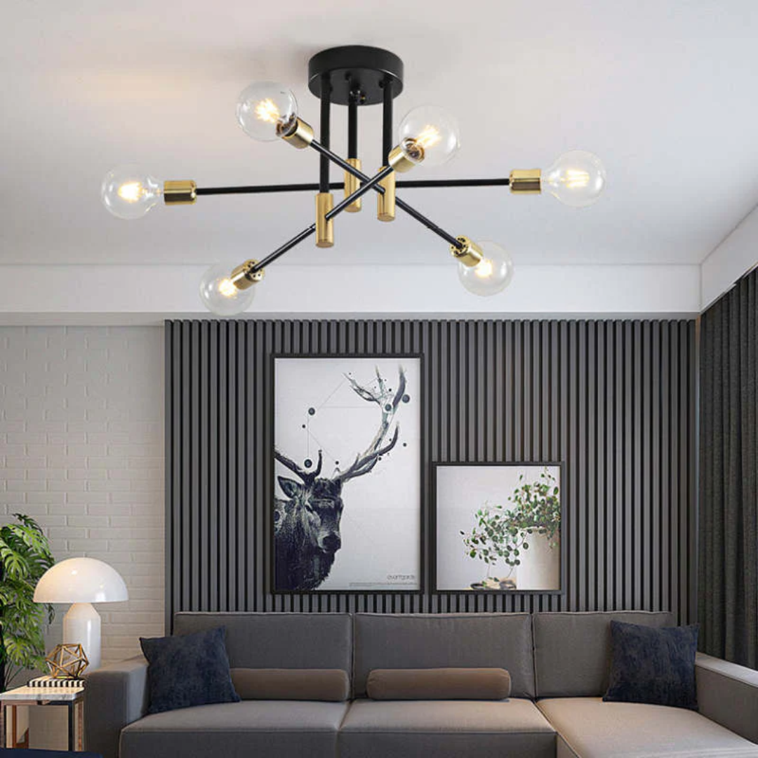 Luksus LED Taklampe for Stue Skanto