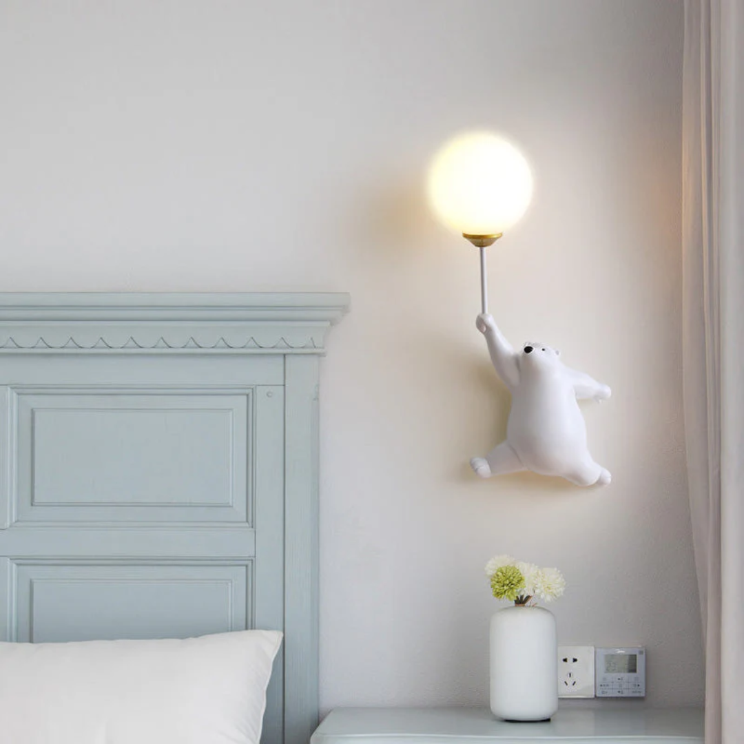 Designer Bear LED Vegglampe - TeddyGlow | Skanto