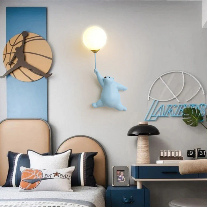 Designer Bear LED Vegglampe - TeddyGlow | Skanto