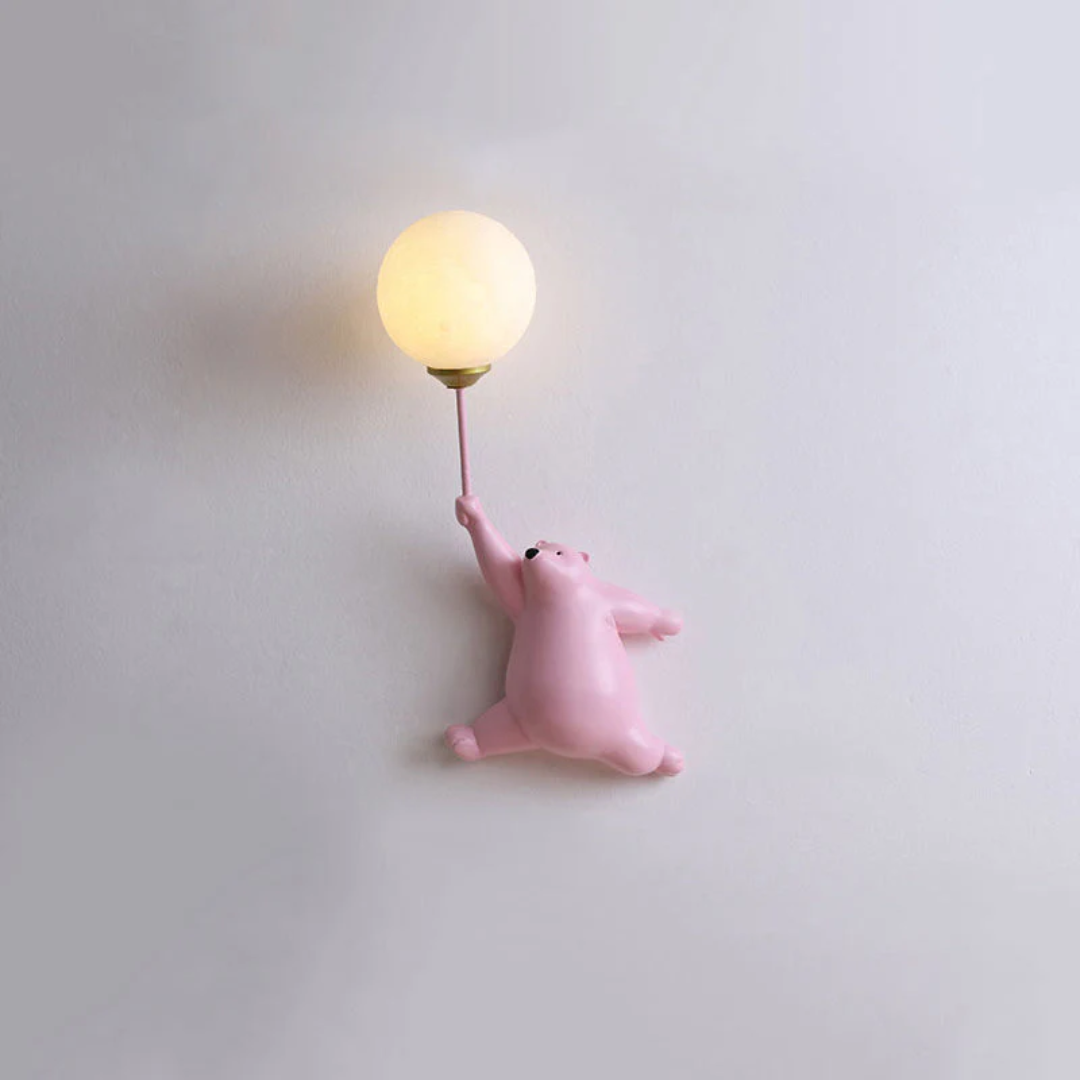 Designer Bear LED Vegglampe - TeddyGlow | Skanto