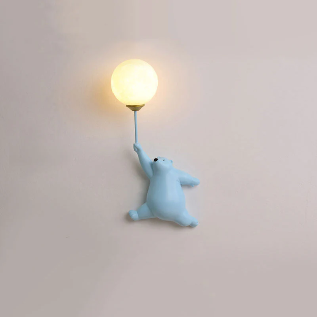 Designer Bear LED Vegglampe - TeddyGlow | Skanto