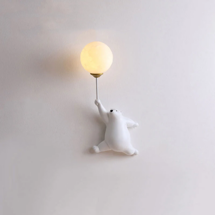 Designer Bear LED Vegglampe - TeddyGlow | Skanto