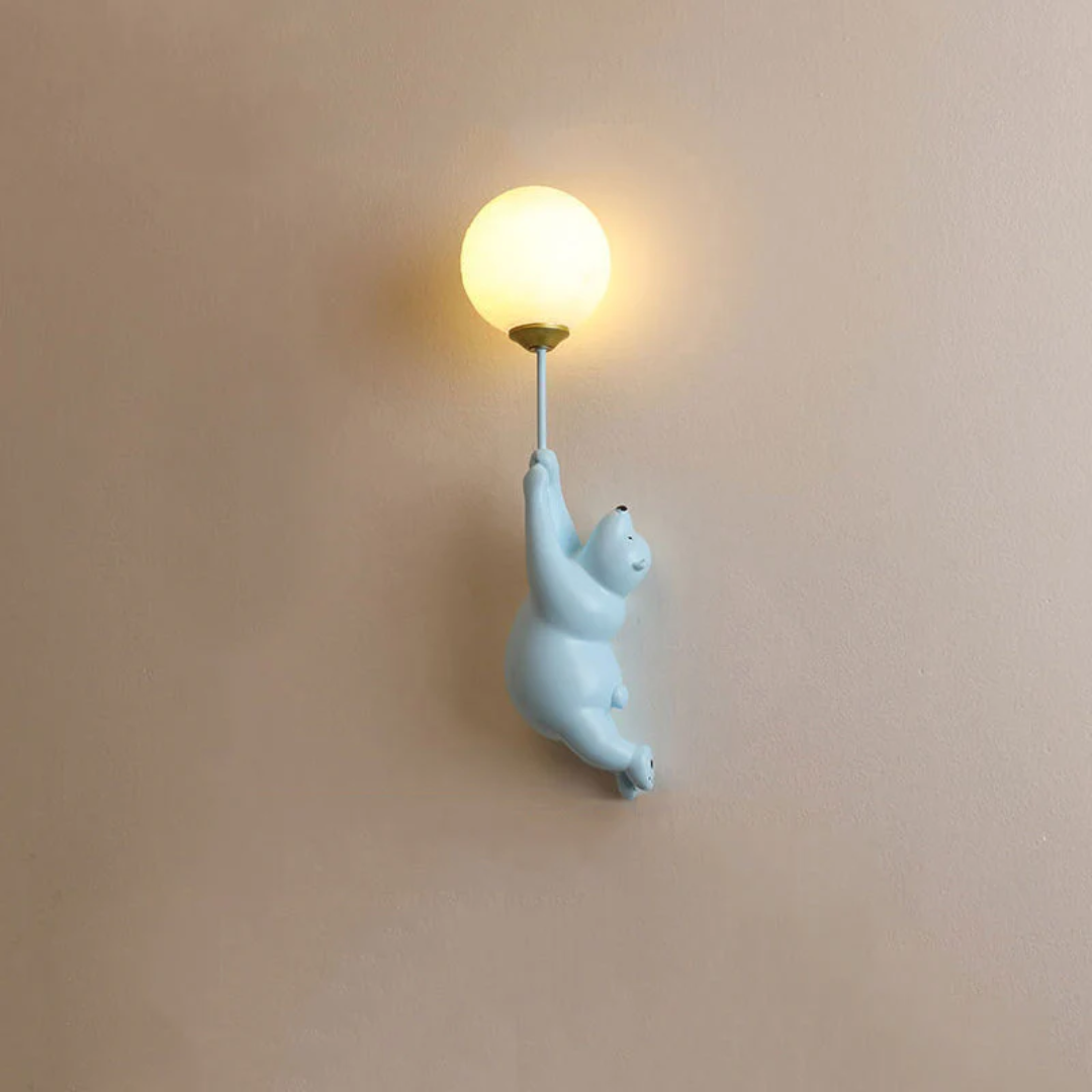 Designer Bear LED Vegglampe - TeddyGlow | Skanto