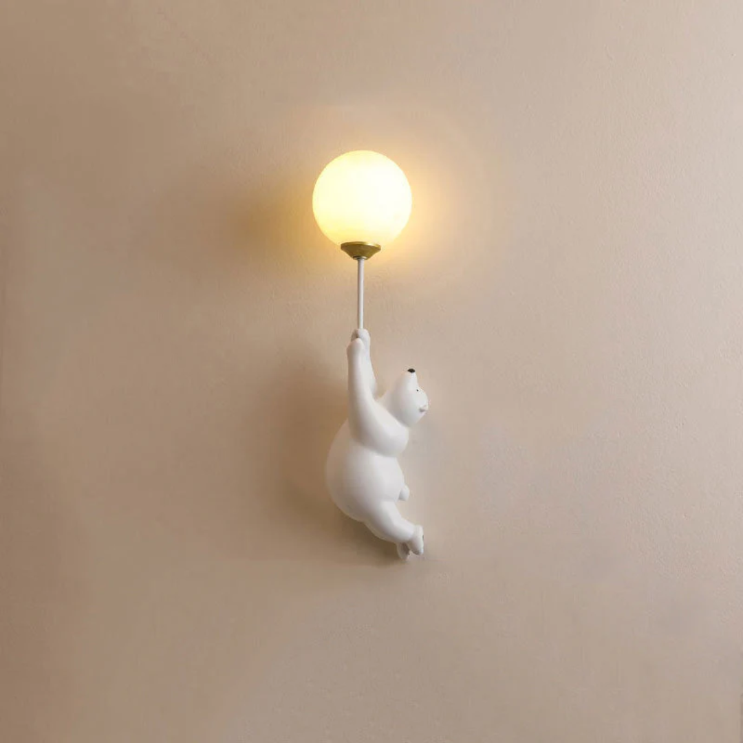 Designer Bear LED Vegglampe - TeddyGlow | Skanto
