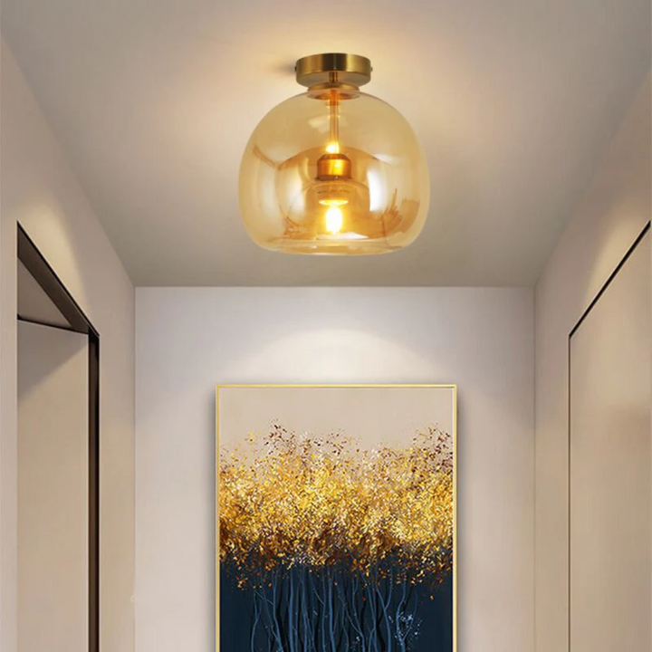 Moderne Rund LED Taklampe - Aurelia | Skanto