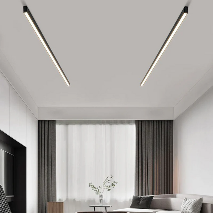 Skanto | Industriell Linear LED Taklampe - Stratum