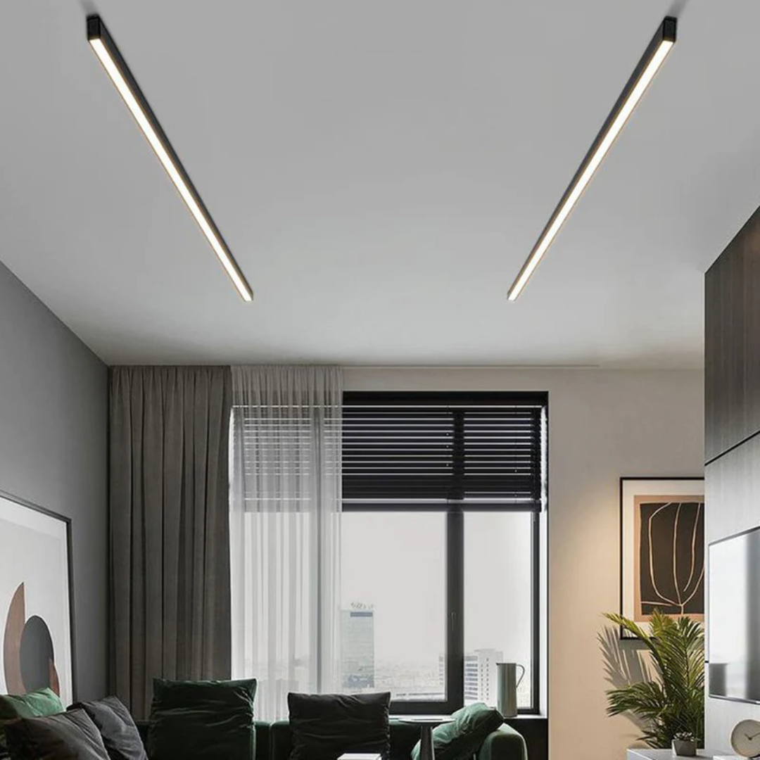 Moderne lineær LED takbelysning Skanto