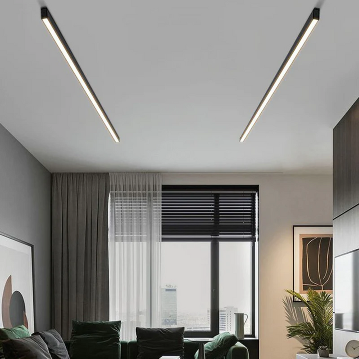 Skanto | Industriell Linear LED Taklampe - Stratum